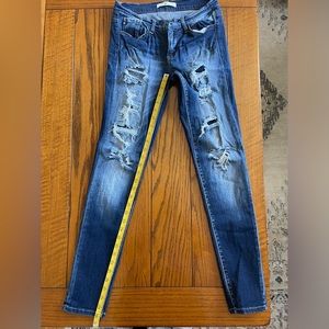Kancan jeans - distressed - size 27